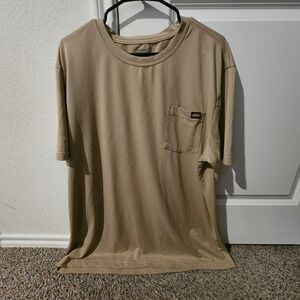 Dickies Mens 2XT Tan Short Sleeve Pocket T Shirt Workwear Casual Comfort